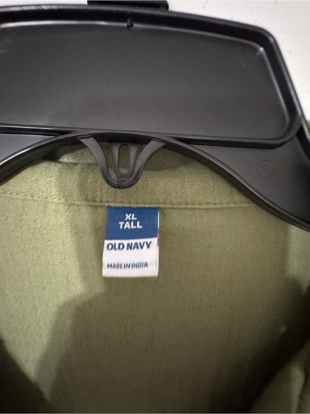 Old Navy Olive Green XL Tall Button-Up Shirt - Picture 3 of 4